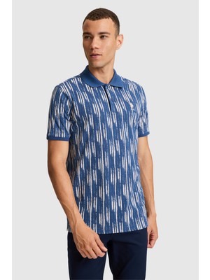 U.S. Polo Assn. Erkek Açık Lacivert Regular Fit Polo Yaka Tişört 50322387-VR059