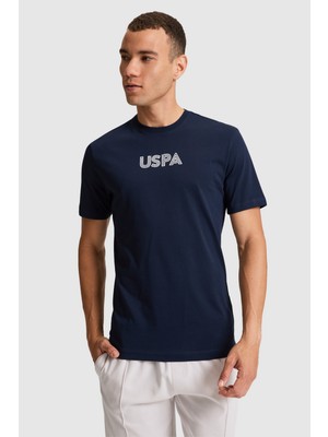 U.S. Polo Assn. Erkek Lacivert Regular Fit Bisiklet Yaka Basic Tişört 50325245-VR033
