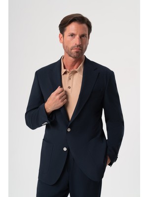 Velvarde Blazer Lacivert Ceket
