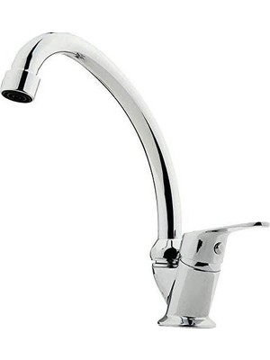 Sardıcı Tek Su Girişli Krom Lavabo Bataryası Aç - Kapa Özellikli Mix Borulu Model