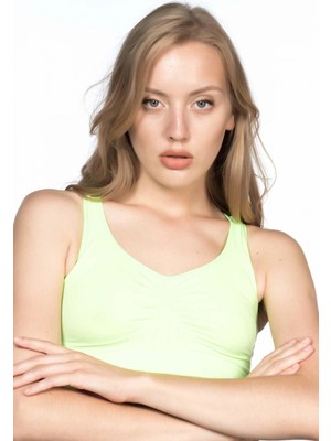 MiraLive Marsilyan™ Yeşil Mı  4001 Soft Sporcu Büstiyer
