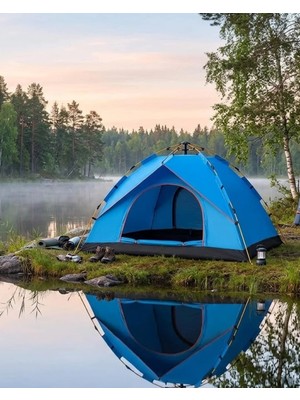 Fiberliz 2 3 Kişilik Otomatik Kamp Çadırı Su Geçirmez Outdoor Pratik Kurulum