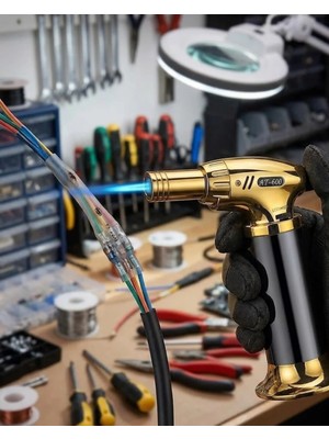 Fiberliz Mutfak Için Torch Çakmak Karamelize Barbekü Kamp Kullanımlı