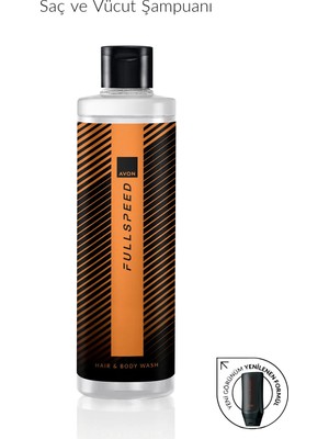 Avon Full Speed Saç ve Vücut Şampuanı 250 Ml.