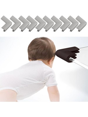 Roichil® Kauçuk Bebek Çocuk Masa Sehpa Ünite Kenar Köşe Darbe Koruyucu Güvenlik Kiti