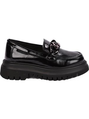 Mammamia D24KA-3340 Kadın Deri Günlük Loafer Ayakkabı