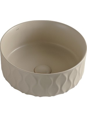 Lena EY-4750MK Mat Cappucino Tezgah Üstü Lavabo