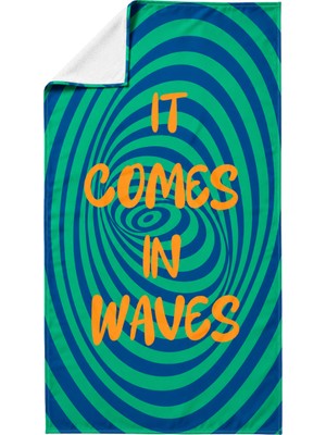 Cozy Home Heatwave Plaj Havlusu Rip Tide Mavi