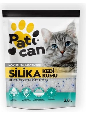 Esranın Dünyası Patican 5 Adet Silika Kristal Kedi Kumu 3.8 Lt