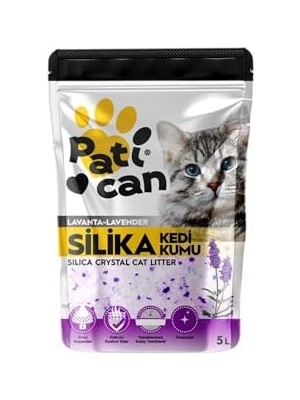 Esranın Dünyası 8 Adet Lavanta Silika Kristal Kedi Kum 5lt