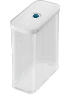 Esranın Dünyası Zwıllıng Fresh & Save Cube Vakumlu Saklama Kabı 3m, 21 Santimetre, Şeffaf Akdeniz Mavisi