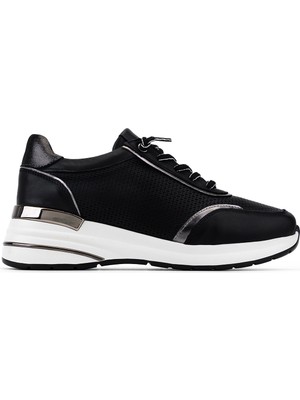 Tamer Tanca Kadın Hakiki Deri Siyah/antrasit Sneakers & Spor Ayakkabı 298 7100 Bn Ayk Y26 Sıyah/antrasıt