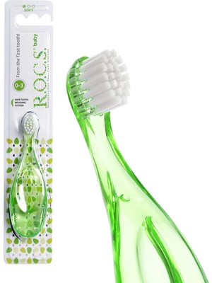 R.O.C.S. Baby Extra Soft - Yeşil 0-3 yaş Bebekler İçin Diş Fırçası