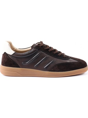 Tuna Hakiki Deri Kahverengi Erkek Sneaker - S2931