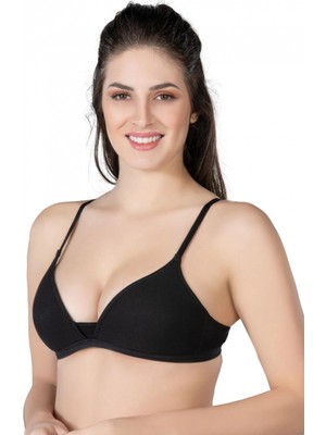 MiraLive Marsilyan™ Siyah Mı  1417 Modal Cotton Kaplı Sütyen