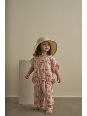 Oh la la Koala For Little Ones Mare Linen Serisi Pantolonlu Takım