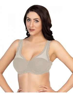 MiraLive Marsilyan™ Ekru Mı  172 D Pedli Dantelli Balenli Minimazer
