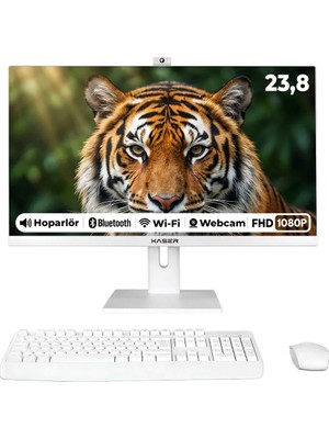 Xaser XS029 I7 3770 8gb Ram 128GB SSD 23.8" Webcam + Wifi All In One Bilgisayar