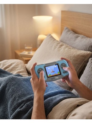 El Tipi Oyun Konsolu Dahili Retro Oyunlar Tv Bağlantısı Destekli Taşınabilir Game Console