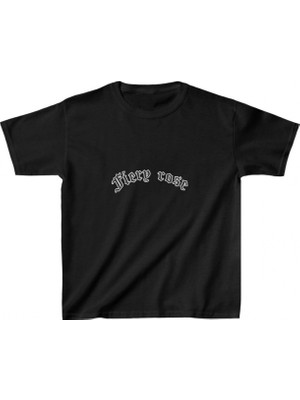 MiraLive Baskılı T-Shirt - Siyah -