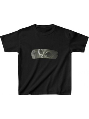 MiraLive Baskılı T-Shirt - Siyah -