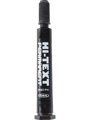 Hi-Text Hı-Text 830Pc Kesik Uçlu Siyah Permanent Kalemler Araç Gereçler İçin Hızlı Kuruyan Mükemmel Kalıcılık