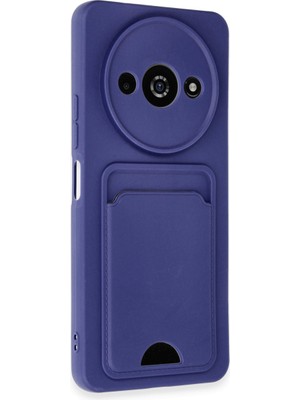Redmi A3 4g Kılıf Kelvin Kartvizitli Silikon - Lacivert