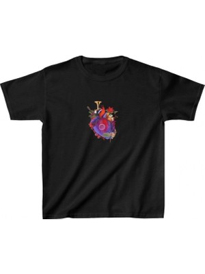 MiraLive Baskılı T-Shirt - Siyah -