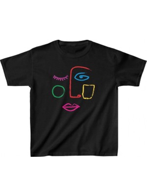 MiraLive Baskılı T-Shirt - Siyah -