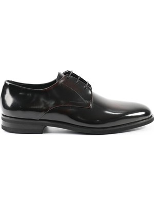 Tuna Hakiki Deri Bordo Açma Derby Model Erkek Ayakkabı - E4513