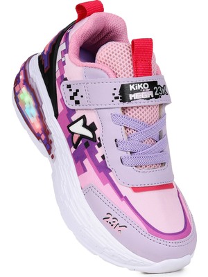 Kiko Kids Craft Işıklı Günlük Cırtlı Kız Çocuk Spor Ayakkabı