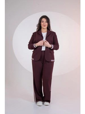 Roxxlen Büyük Beden Kadın Ribanalı 2li Takım