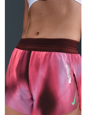 Nike Aeroswift Faith Kipyegon Dri-Fıt Mr 3" Womens Running Short Cepli Kadın Koşu Şortu Pembe