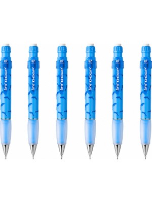 Serve Versatil Kalem Deep 0.7 mm Gök Mavi Yunus 6'lı Paket