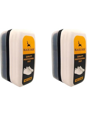 Deer 2 Adet Fast Clean Leke ve Kir Ayakkabı Temizleme Süngeri Spor Ayakkabı Temizleme Köpüğü
