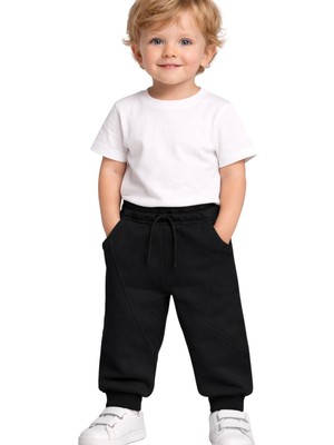 Organickid Gamer Çocuk Siyah Eşofman Altı