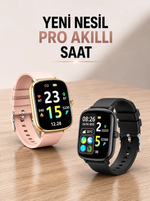 Cenk Xstore Yeni Nesil Akıllı Saat Arama Bildirimleri, Uyku & Kalp Atış Takibi