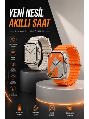 Cenk Xstore Akıllı Saat Bluetooth Bağlantılı Uyku ve Sağlık Takibi