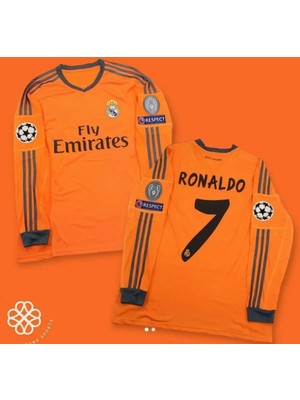 Real Madrid 2013/14 Sezonu Cristiano Ronaldo Forması (Orange)