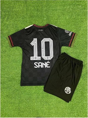 B.a.y.e.r.n M.ü.n.i.h 2025/26 Yeni Sezon Lorey Sane Alternatif Çocuk Forması (Black)