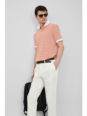 Lufian Landon Smart Erkek Polo Tişört Saks