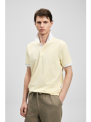 Lufian Landon Smart Erkek Polo Tişört Saks