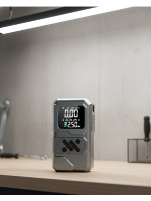 AKM Araçlar Için Akü Takviye Lastik Şişirme ve Powerbank Cihazı