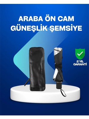 AKM Yüksek Kaliteli Cam Elyaf Iskeletli Araba Şemsiyesi – Tüm Araçlara Uygun