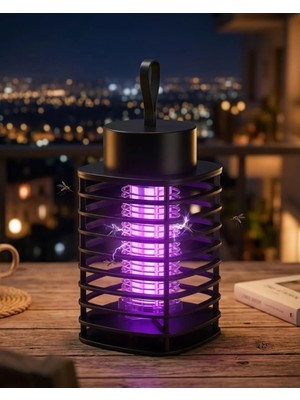 AKM Akıllı Sivrisinek Öldürücü Lamba Güçlü Uv Işık ve Elektrik Çarpma Teknolojili