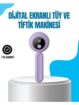 AKM Şarjlı Tiftik Temizleme Makinesi Kablosuz Pratik Kullanım