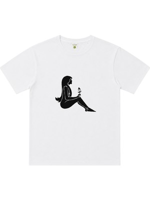 Hakiki Kastamonu Taş Baskı Başak Burcu Unisex Oversize Tişört