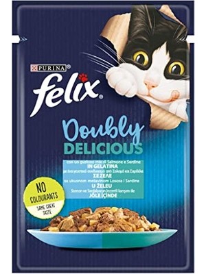 Larskas Çifte Lezzet Somon & Alabalık Kedi Yaş Mama (26 x 85 Gr)