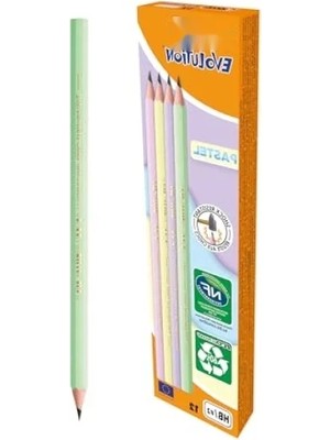 Larskas 12'li Kutu Kıymık Oluşturmaz Pastel Kurşun Kalem