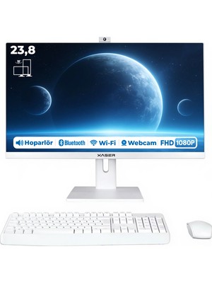 Xaser XS135 I3 6100 8gb Ram 256GB SSD 23.8" Webcam + Wifi + Bt All In One Bilgisayar